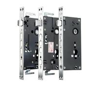 Cerradura de Embutir,Picaporte Cuerpo de cerradura mecánica for ingeniería puerta antirrobo 24 * 240 Cabeza cuadrada 30 cilíndrica(B)