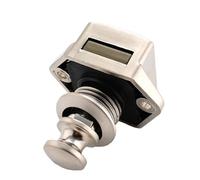 Cerradura de empuje for coche Camper, 20mm, RV, caravana, barco, Motor, casa, Cinet, cajón, pestillo, cerraduras botón for herrajes for muebles, 1 Uds(Big White)