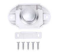 Cerradura de empuje sin llave de cromo perlado, Cerradura para puerta de gabinete RV, varilla de empuje de aleación de Zinc para gabinete de pared RV, cajón de coche modificado