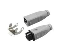 Cerradura de enchufe de válvula solenoide for STAS2 STAK2 STASI2, junta de conector de control electrohidráulico, 250VAC/DC(5pcs STAS 2 - Male Plug)
