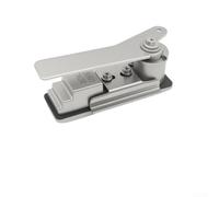 Cerradura de gabinete de acero inoxidable 304 resistente con altura de gancho ajustable para instalación segura de panel eléctrico industrial y caja de interruptores, plata