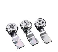 Cerradura de gabinete de acero inoxidable/aleación de zinc con llave, cerraduras triangulares de lengüeta giratoria, 1 unidad(5TriangularStainless)