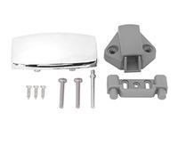 Cerradura de gabinete de aleación de zinc Cerradura de cajón de extracción corta Alto pulido Resistente a los arañazos para gabinete de pared RV Cajón de oficina Cromo brillante