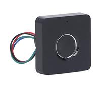 Cerradura de gabinete de huellas dactilares con luz de respiración de 3 colores USB biométrico inteligente Cajón de archivo oculto sin llave Armario Armario Cerradura de muebles