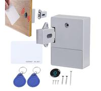 Cerradura de gabinete segura, cerradura electrónica para gabinete - Cerradura electrónica para gabinete, cerradura magnética para cajón - Cerradura de seguridad inteligente sin taladro, seguridad