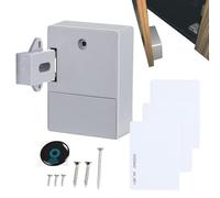 Cerradura de gabinete segura, cerradura electrónica para gabinete | Cerradura magnética para gabinete, cerradura de cajón ,Cerradura de seguridad para puerta y cajón, sin taladro, casa inteligente