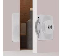 Cerradura de gabinete sin llave, combinación de 3 dígitos de aleación de zinc, armario para oficina en casa, adecuado para puertas correderas abiertas a la izquierda y derecha