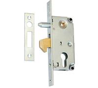 Cerradura de gancho para puerta corredera 72/30, cerradura de puerta corredera con mandril guía
