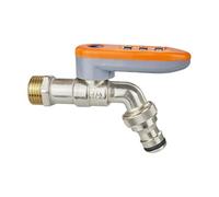 Cerradura de grifo exterior - Cerradura de grifo de latón, dispositivo de válvula combinada, control de agua con fácil instalación | Equipo de riego de jardín para alquiler de granjas, d