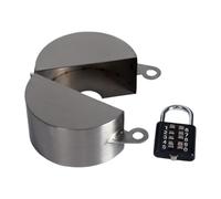 Cerradura de grifo exterior de agua para exteriores, cerradura de manguera de acero inoxidable con candado de contraseña con candado de contraseña