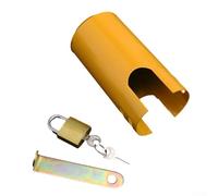 Cerradura de grifo para exteriores, cubierta protectora de hierro resistente para grifo de jardín con llave, caja de seguridad antirrobo para grifo de agua, evita la congelación y el uso no autorizado