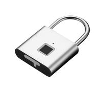 Cerradura de huella digital sin llave - puerta inteligente recargable por USB | seguridad impermeable desbloqueo rápido 0.5s cerradura antirrobo portátil aleac