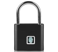 Cerradura de huellas dactilares, cerradura inteligente impermeable, cerradura s con huella digital, candado huella digital, carga USB, candado para gimnasio, equipaje