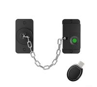 Cerradura de huellas dactilares para puertas, refrigeradores, lavadoras, gabinetes con sensor semiconductor rápido de 0.5s y baja potencia (negro)