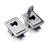 Cerradura de impacto XK110 de aleación de zinc, pequeña, cuadrada, for cajón, 1 unidad(No lock)