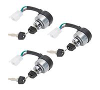 Cerradura de Interruptor de Llave de Arranque de Encendido Interruptor de Llave de Encendido del Generador de Gas Cilindro de Bloqueo de Encendido de 4 Cables con Llave