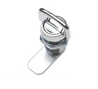 Cerradura de lengüeta cilíndrica con mango recto, cerradura de puerta tipo manija, equipo de cerradura cilíndrica for gabinete eléctrico, cerradura Circular, 1 Uds.