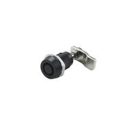 Cerradura de lengüeta giratoria telescópica de MS816-3S, interruptor de puerta de armario eléctrico, cerradura de puerta de caja de distribución, tipo de compresión pequeña, 1 Uds.(Dot type with key)