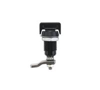 Cerradura de lengüeta giratoria telescópica MS816-3S for puerta de armario eléctrico, caja de distribución, cerradura de puerta de compresión pequeña, 1 unidad(Handle type no key)