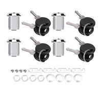 Cerradura de leva Aleación de zinc Cerradura para archivador Buzón Cajón Puerta corrediza Cerraduras de seguridad con llaves Seguras y duraderas para buzón Gabinete Cajón Puerta (103-20 cerradura de