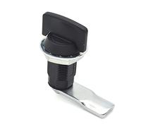 Cerradura de leva, cerradura de archivador, Cilindro de cerradura leva tipo T for caja herramientas, gabinete, cajón, mueble, multicolor(Black)