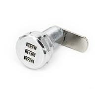 Cerradura de leva combinada en aleación de zinc, solución perfecta sin llave para buzones de correo, armarios y seguridad de taquillas escolares (20 mm)