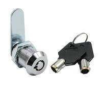 Cerradura de leva con cilindro for buzón, armario, caja de distribución de energía con lengüeta mecánica, 2 llaves, 1 unidad(20mm Long Key single)