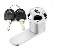 Cerradura de leva de 16-40 mm for puerta de gabinete, cajón, archivador, buzón, mueble, armario, 2 llaves, 1 unidad(16mm)