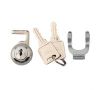 Cerradura de leva de aleación de zinc con posición rápida para dinero en efectivo para cajón, caja de metal o tener gabinete, cerradura codificada segura, cilindro de vuelo, 2 llaves, adecuado para