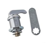 Cerradura de leva de caja de distribución con cilindro giratorio para seguridad sin llave en casilleros, armarios electrónicos, máquinas expendedoras y cajas fuertes (22 mm)