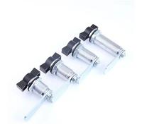 Cerradura de leva de cuarto de vuelta de aleación de zinc for buzones, cabezal de cerradura for armario (1 unidad)(18mm-H5- Zinc)