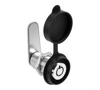 Cerradura de leva operada por vaso de disco para uso en armarios, cajas fuertes, taquillas, refrigeradores y áreas de almacenamiento seguras (25 mm)