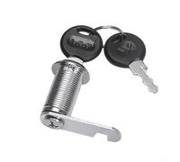 Cerradura de leva para gabinete, archivador y armario de herramientas, cilindro de 16/20/25/30 mm, con 2 llaves, cajón, buzón, compatible con puertas de madera, metal y vidrio (30 mm)