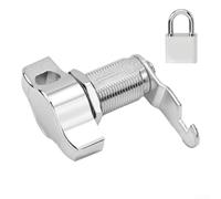 Cerradura de leva sin llave con candado para armarios y muebles hecha de aleación de zinc, apto para oficinas y equipos electrónicos (30 mm)