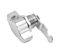 Cerradura de leva sin llave de aleación de zinc con candado para puertas de gabinetes que proporciona mayor seguridad para taquillas, armarios electrónicos y cajas de herramientas (16 mm)