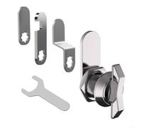 Cerradura de leva sin llave de aleación de zinc, con giro de pulgar para puertas de gabinete buzones cajones y taquillas seguridad para muebles de seguridad infantil para Seguridad Infantil Muebles