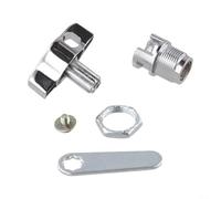 Cerradura de leva sin llave para puertas de armarios de muebles, fabricada con aleación de zinc para integridad estructural y estabilidad (16 mm)