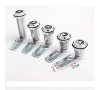 Cerradura de leva triangular más larga, ala cuadrada, caja de distribución, bote de basura, equipo, puerta de gabinete, giratoria, 1 pieza(H-18-Without key)