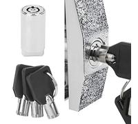 Cerradura de leva tubular, cilindro de cerradura con llave de apertura simple Cerradura de leva tubular para máquina de pinball Taquillas de puerta Armarios Cajones Máquina expendedora de gabin