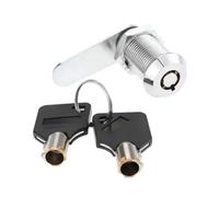 Cerradura De Leva Tubular For Cajón, 6 Piezas, 16/20/25/30 Mm, For Puerta, Buzón, Armario, 2 Llaves Y Placa Bloqueo, Herrajes For Cajones Muebles Para Buzones(30mm)