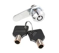 Cerradura De Leva Tubular For Cajón, 6 Piezas, 16/20/25/30 Mm, For Puerta, Buzón, Armario, 2 Llaves Y Placa Bloqueo, Herrajes For Cajones Muebles Para Buzones,Armarios(16mm)