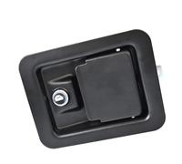 Cerradura de llave cuadrada for gabinete, negra o inoxidable, for coche, autobús, camión, maletero, caja electrónica, accesorios de camioneta, Rarelock MS217 G, 1 unidad(Can not use)