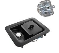 Cerradura de llave cuadrada for gabinete, negra o inoxidable, for coche, autobús, camión, maletero, caja electrónica, accesorios de camioneta, Rarelock MS217 G, 1 unidad(Stainless Steel)