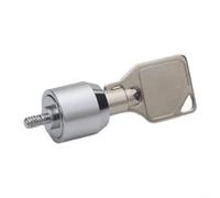 Cerradura de llave de seguridad para computadoras de escritorio con soporte de gestión de chasis, protección antirrobo compatible con ranura estándar Kensington