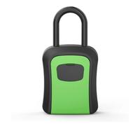 Cerradura de llave portátil impermeable segura para montaje en pared, combinación secreta reprogmable de plástico para uso en el hogar, Ga al aire libre, seguro y cómodo.