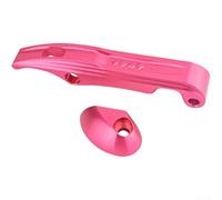 Cerradura de mango de bicicleta de aleación de aluminio para bicicletas plegables con precisión CNC para un ajuste fiable, compatible con modelos DAHON (rojo rosa)