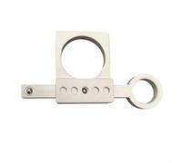 Cerradura de mango de grifo ajustable para seguridad de niños y mascotas, protector de fregadero de metal resistente para evitar el desperdicio de agua, instalación para baño de cocina, blanco (blanco