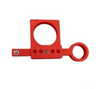 Cerradura de mango de grifo de metal para cocina, baño, grifos al aire libre y utilitarios que requieren seguridad constante (rojo)
