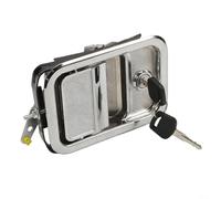 Cerradura de manija de puerta, 7605202 A1842228002 Exterior delantero izquierdo con cilindro para Freightliner para Columbia para coronado para clase century, reemplazo de conjunto de cerradura de