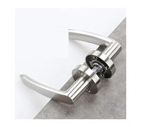 Cerradura de manija de puerta cuadrada for dormitorio interior, cerradura de bola de tres varillas, herraje